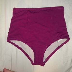 High waisted swim suit bottoms